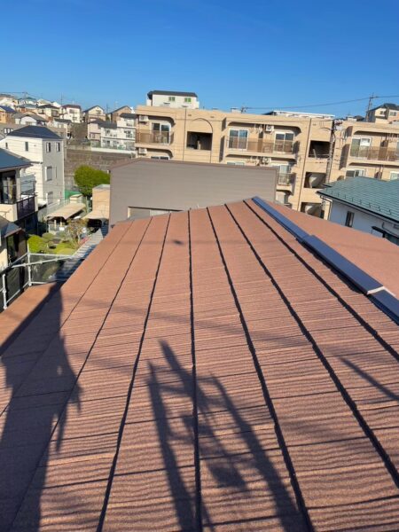 横浜市保土ヶ谷区にて屋根修理〈築40年エコグラーニへの葺き替え工事〉 施工後